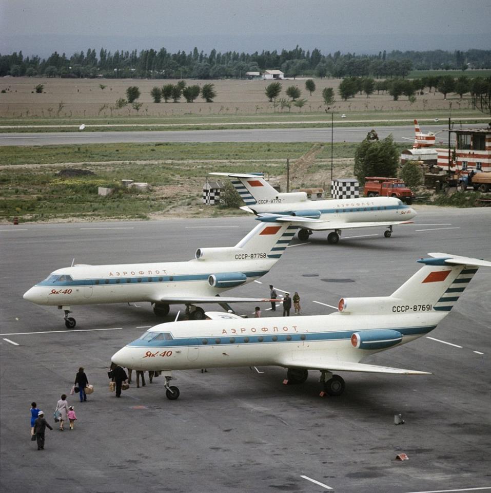 СССР-87691, СССР-87758, СССР-87712. Аэропорты Киргизии