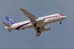 97003 — Sukhoi SuperJet 100-95B, КБ Сухого; Авиационные выставки