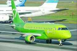 RA-85757 — Ту-154М, Алроса; RA-02867 — Embraer ERJ-170SU (ERJ-170-100), S7 Airlines / Сибирь; 5701 — Boeing 757-2M6, ВВС Казахстана